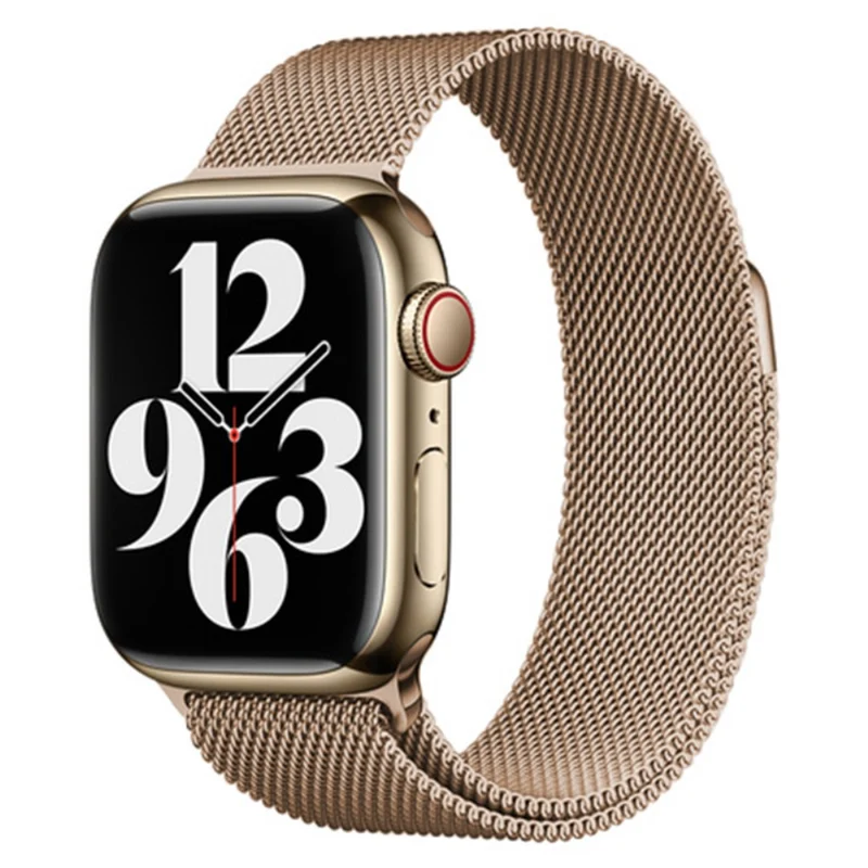 KALEBOL KLB-ML-001 Apple Watch Series 41mm / 40mm / 38mm Milanese Metal Watch Band