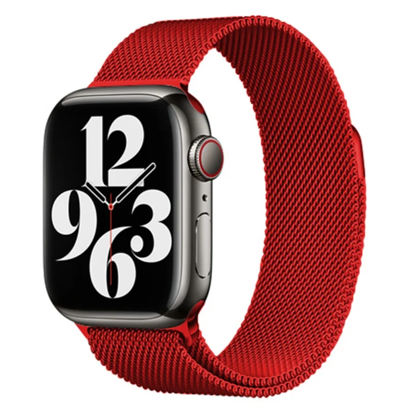 KALEBOL KLB-ML-001 Apple Watch Series 41mm / 40mm / 38mm Milanese Metal Watch Band