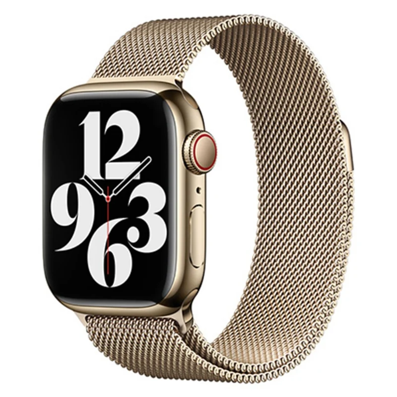 KALEBOL KLB-ML-001 Apple Watch Series 41mm / 40mm / 38mm Milanese Metal Watch Band