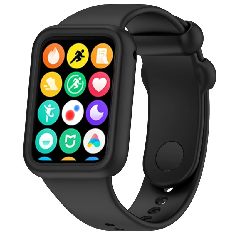 Xiaomi Smart Band 8 Pro Watch Band Silicone scratch-resistant Strap with Case