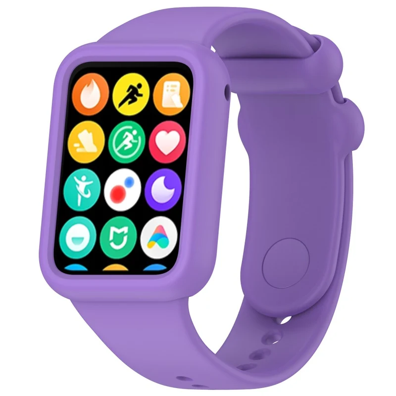 Xiaomi Smart Band 8 Pro Watch Band Silicone scratch-resistant Strap with Case