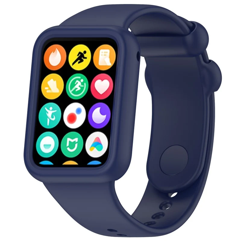 Xiaomi Smart Band 8 Pro Watch Band Silicone scratch-resistant Strap with Case