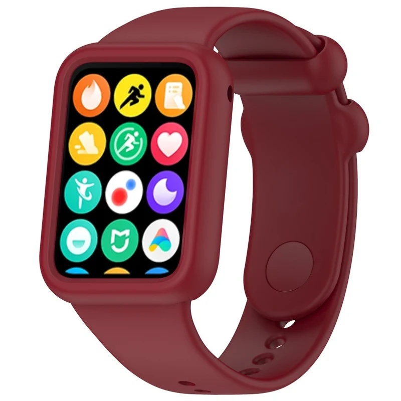 Xiaomi Smart Band 8 Pro Watch Band Silicone scratch-resistant Strap with Case