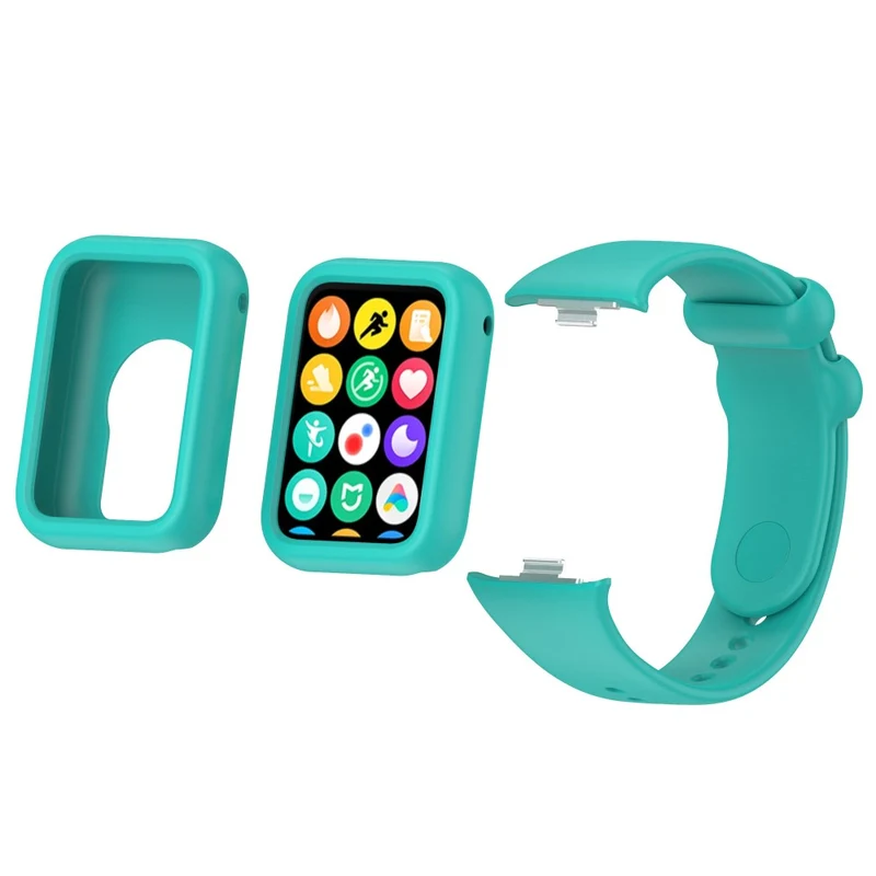 Xiaomi Smart Band 8 Pro Watch Band Silicone scratch-resistant Strap with Case