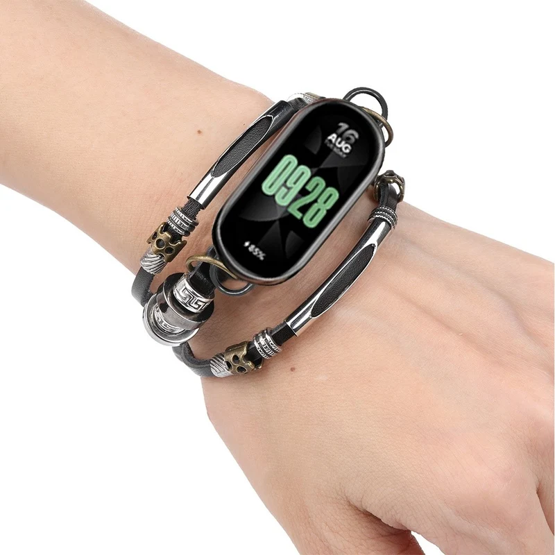 Xiaomi Smart Band 8 / Band 8 NFC Watch Bands Beaded DIY Retro Bracelet Strap