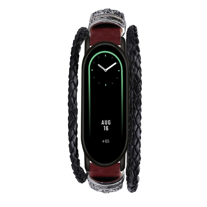 Xiaomi Smart Band 8 / Band 8 NFC Watch Bands Retro DIY-styled Bracelet with Connector