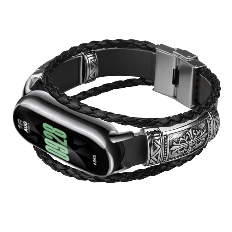 Xiaomi Smart Band 8 / Band 8 NFC Watch Bands Retro DIY-styled Bracelet with Connector