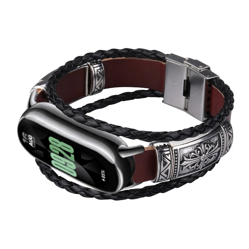 Xiaomi Smart Band 8 / Band 8 NFC Watch Bands Retro DIY-styled Bracelet with Connector