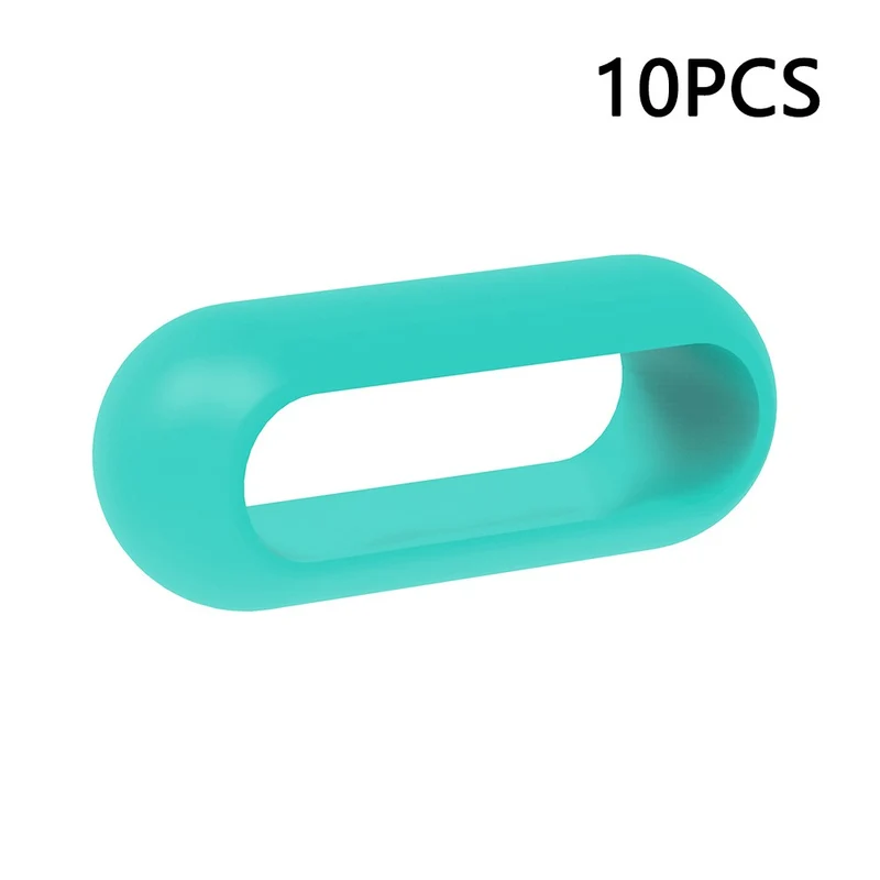 10Pcs Xiaomi Smart Band 8 Pro Watch Band Silicone Holder Loop Watch Strap Fastener Ring