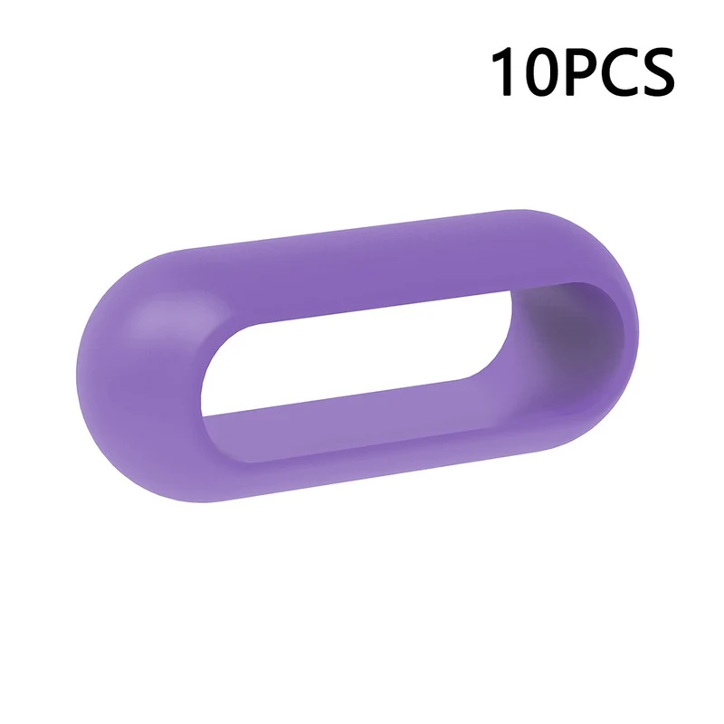 10Pcs Xiaomi Smart Band 8 Pro Watch Band Silicone Holder Loop Watch Strap Fastener Ring