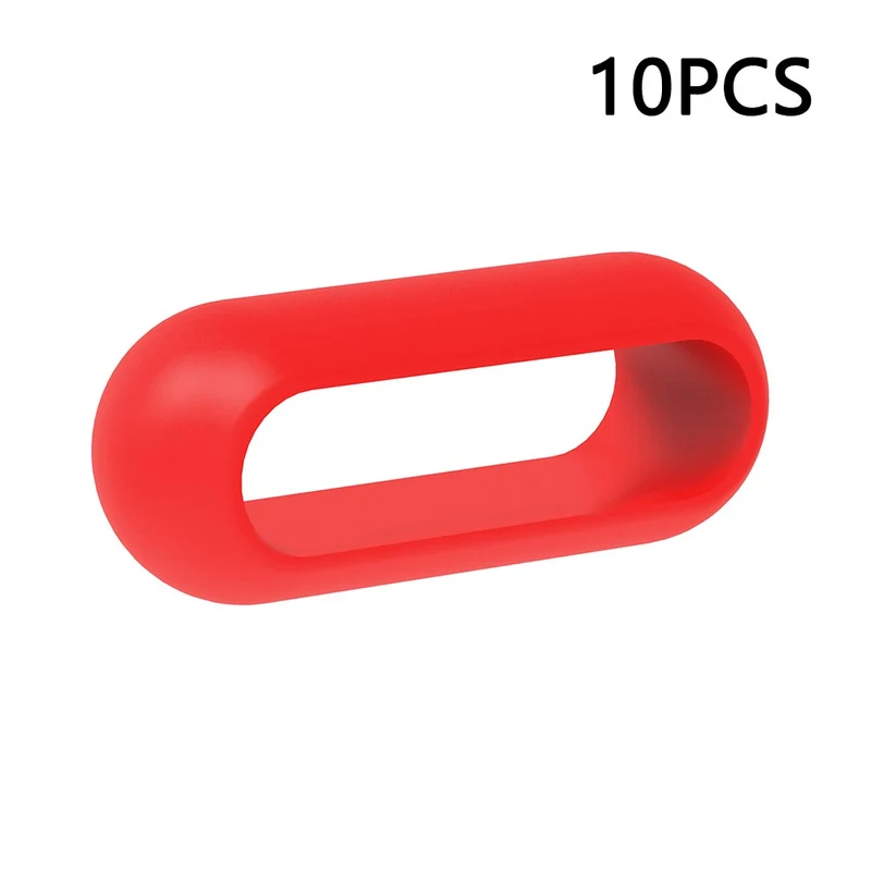 10Pcs Xiaomi Smart Band 8 Pro Watch Band Silicone Holder Loop Watch Strap Fastener Ring
