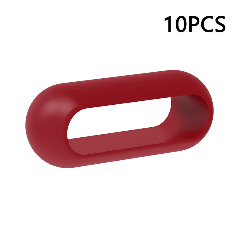 10Pcs Xiaomi Smart Band 8 Pro Watch Band Silicone Holder Loop Watch Strap Fastener Ring