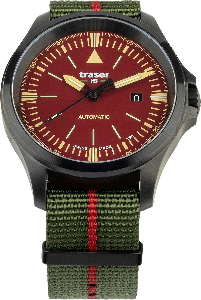 Traser P67 Officer Pro Automatic 110757 Herrenuhr • H3-Tritium Leuchttechnologie • Swiss Made