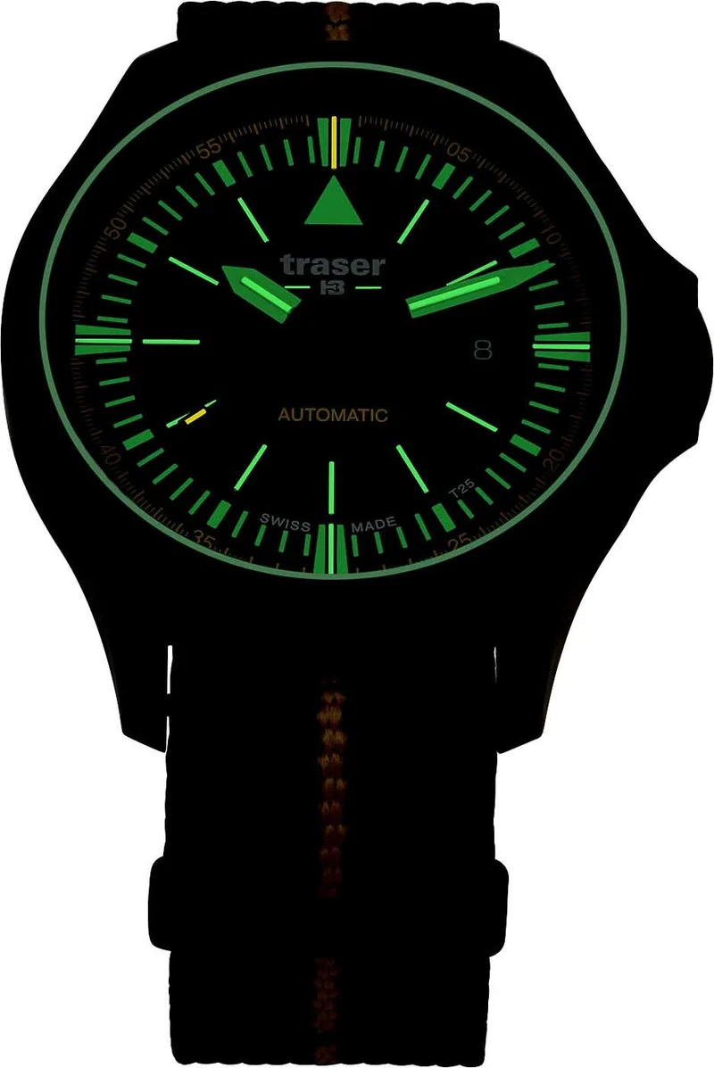 Traser P67 Officer Pro 110755 Herrenuhr • Trigalight Leuchttechnologie • Swiss Made