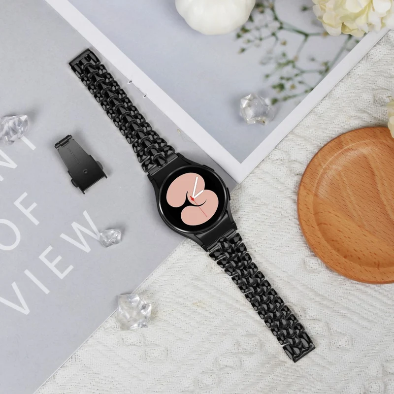Samsung Galaxy Watch4 - 20mm - Slim Watch Band Seamless Metal Watch Strap