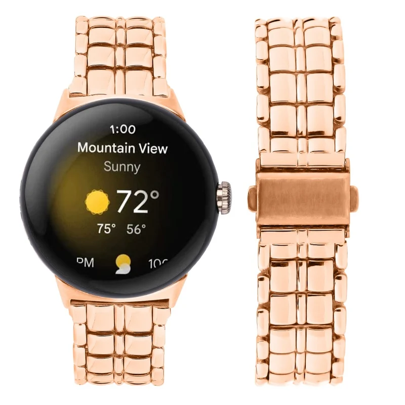 Google Pixel Watch / Watch 2 Alloy Wrist Band Replacement Watch Strap