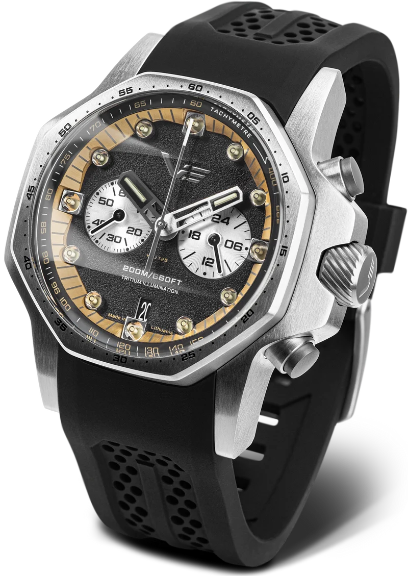 Vostok Europe Atomic Age Sakharov VK64-640A698 Herrenuhr • Tritium-Beleuchtung • K1-Sicherheitsglas