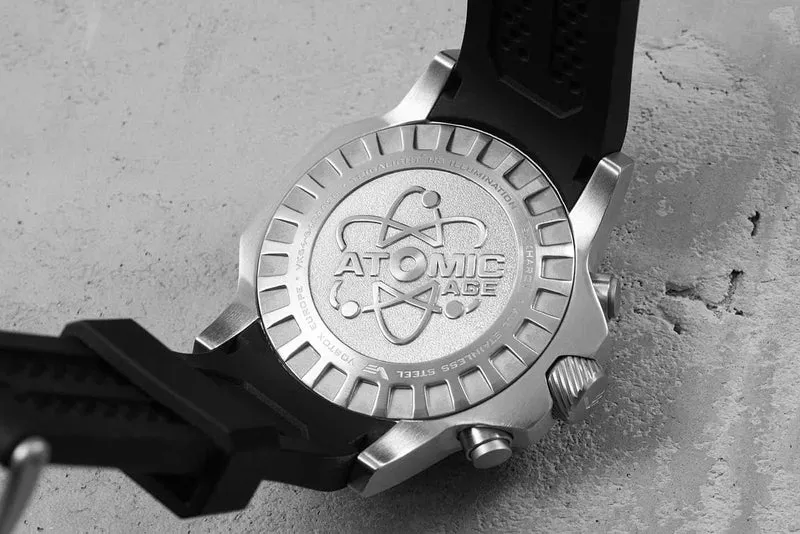 Vostok Europe Atomic Age Sakharov VK64-640A698 Herrenuhr • Tritium-Beleuchtung • K1-Sicherheitsglas