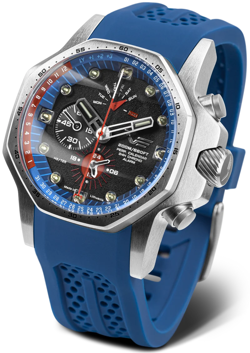 Vostok Europe Atomic Age YM86-640A696 Herrenuhr • Tritium-Beleuchtung • Ewiger Kalender