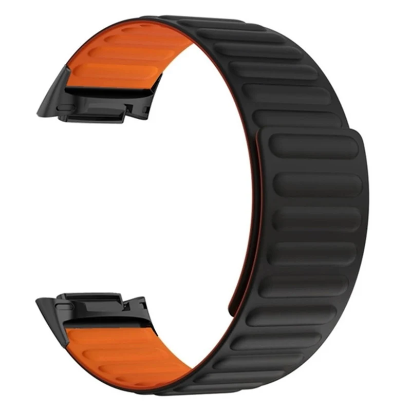 Fitbit Charge 6 / 5 Magnetic Watch Band Silicone Adjustable Wriststrap