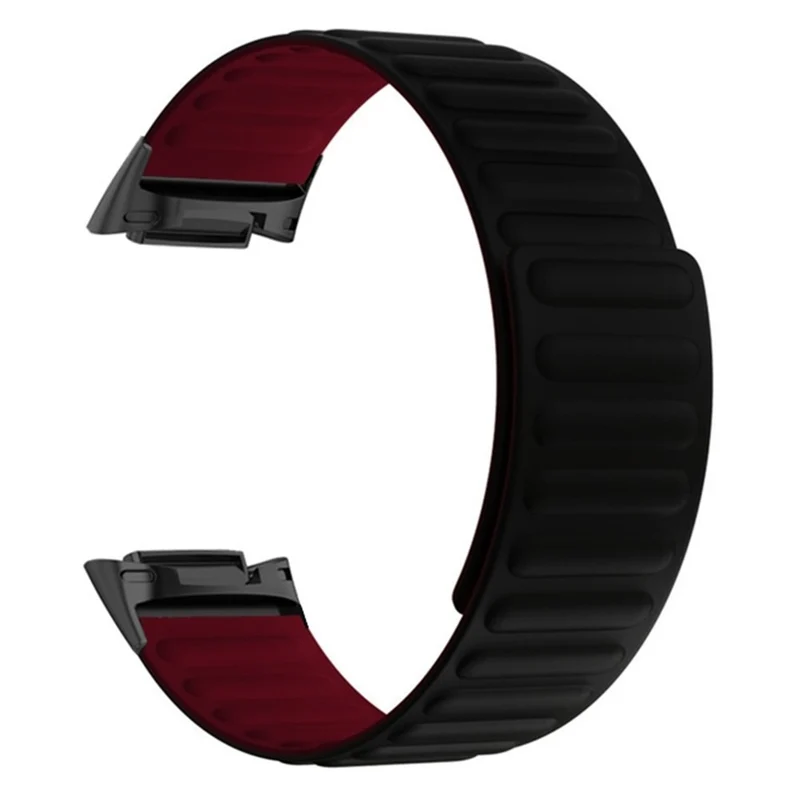 Fitbit Charge 6 / 5 Magnetic Watch Band Silicone Adjustable Wriststrap