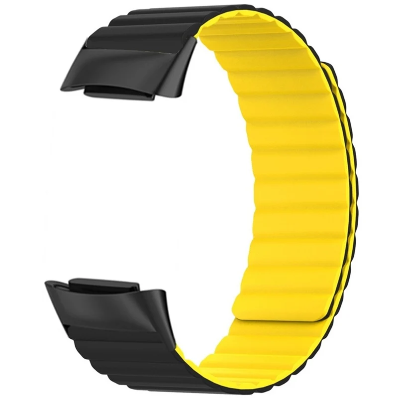 Fitbit Charge 6 / 5 Magnetic Watch Band Silicone Adjustable Wriststrap