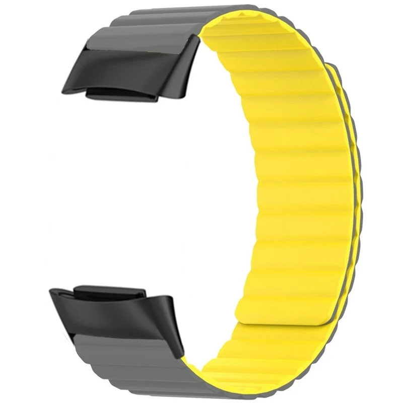 Fitbit Charge 6 / 5 Magnetic Watch Band Silicone Adjustable Wriststrap
