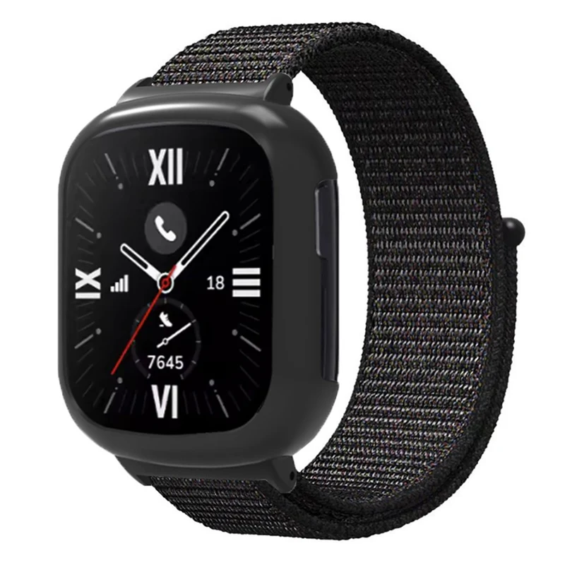 Honor Watch 4 Strap Adjustable Nylon Sport Watch Bands with Watch Case