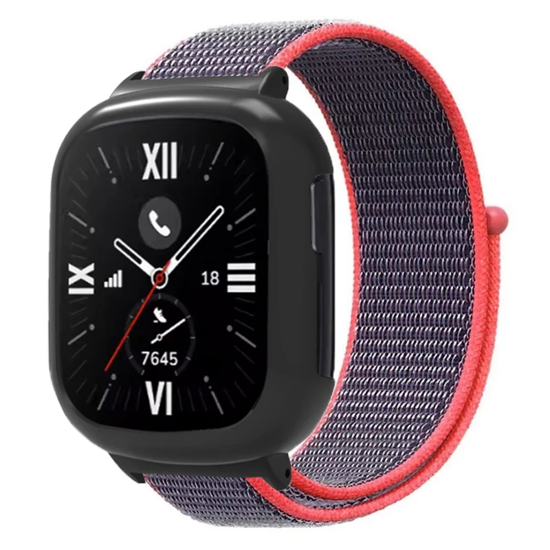Honor Watch 4 Strap Adjustable Nylon Sport Watch Bands with Watch Case