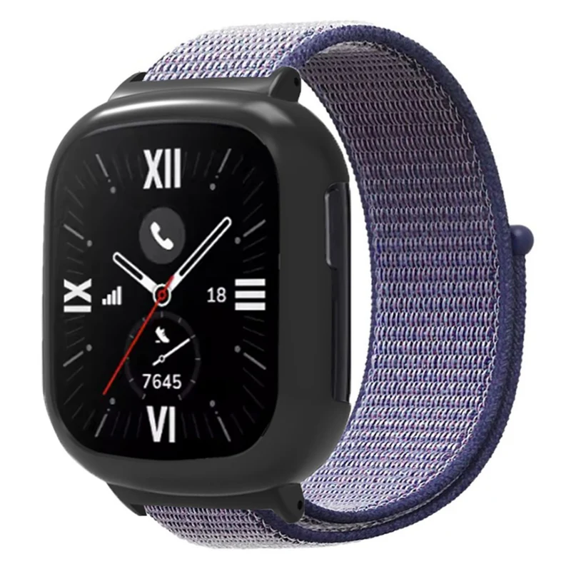 Honor Watch 4 Strap Adjustable Nylon Sport Watch Bands with Watch Case