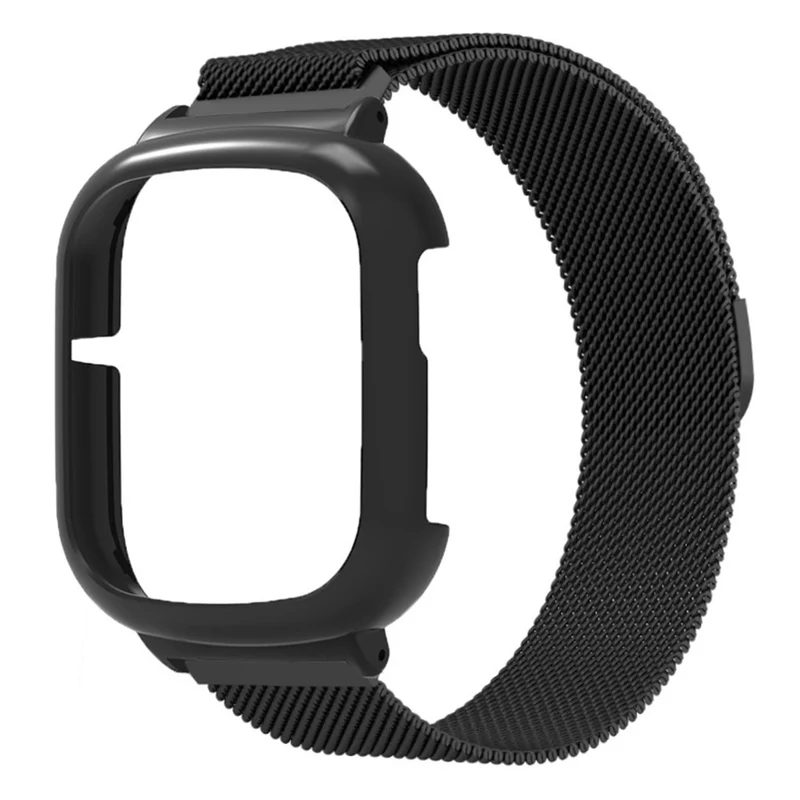 Honor Watch 4 Stainless Steel Mesh Watch Band Magnetic Straps with Watch Case