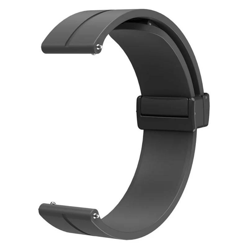 Huami Amazfit GTR Mini / GTS 4 / 3 / 2 / Bip 3 Watch Band Magnetic Folding Buckle 20mm Silicone Strap