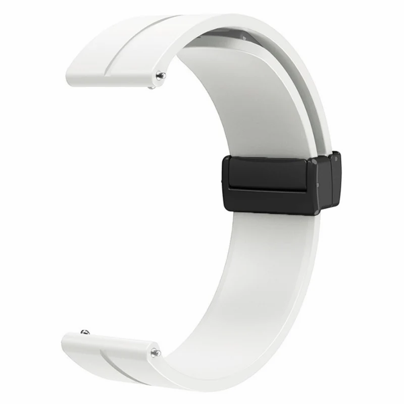 Huami Amazfit GTR Mini / GTS 4 / 3 / 2 / Bip 3 Watch Band Magnetic Folding Buckle 20mm Silicone Strap