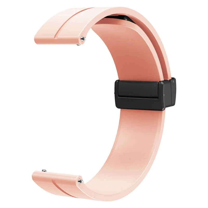 Huami Amazfit GTR Mini / GTS 4 / 3 / 2 / Bip 3 Watch Band Magnetic Folding Buckle 20mm Silicone Strap