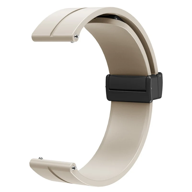 Huami Amazfit GTR Mini / GTS 4 / 3 / 2 / Bip 3 Watch Band Magnetic Folding Buckle 20mm Silicone Strap