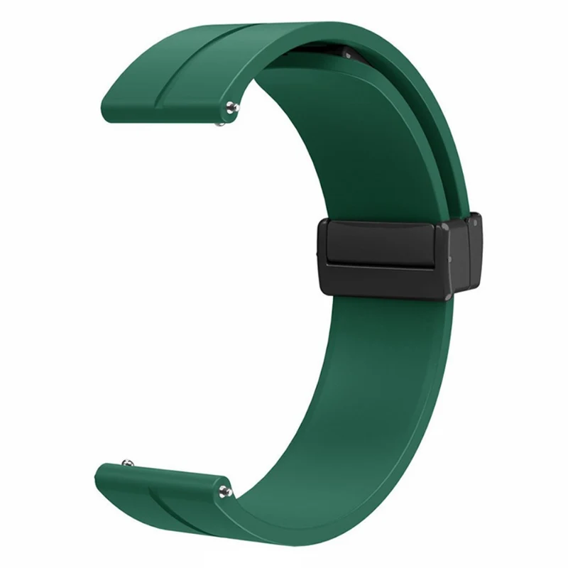 Huami Amazfit GTR Mini / GTS 4 / 3 / 2 / Bip 3 Watch Band Magnetic Folding Buckle 20mm Silicone Strap