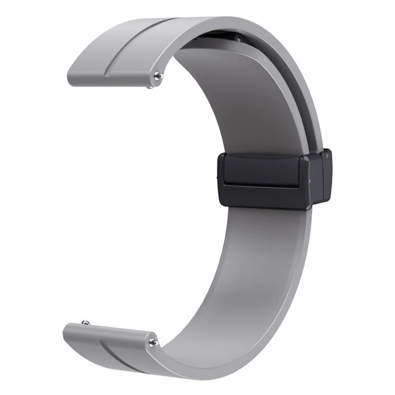 Huami Amazfit GTR Mini / GTS 4 / 3 / 2 / Bip 3 Watch Band Magnetic Folding Buckle 20mm Silicone Strap