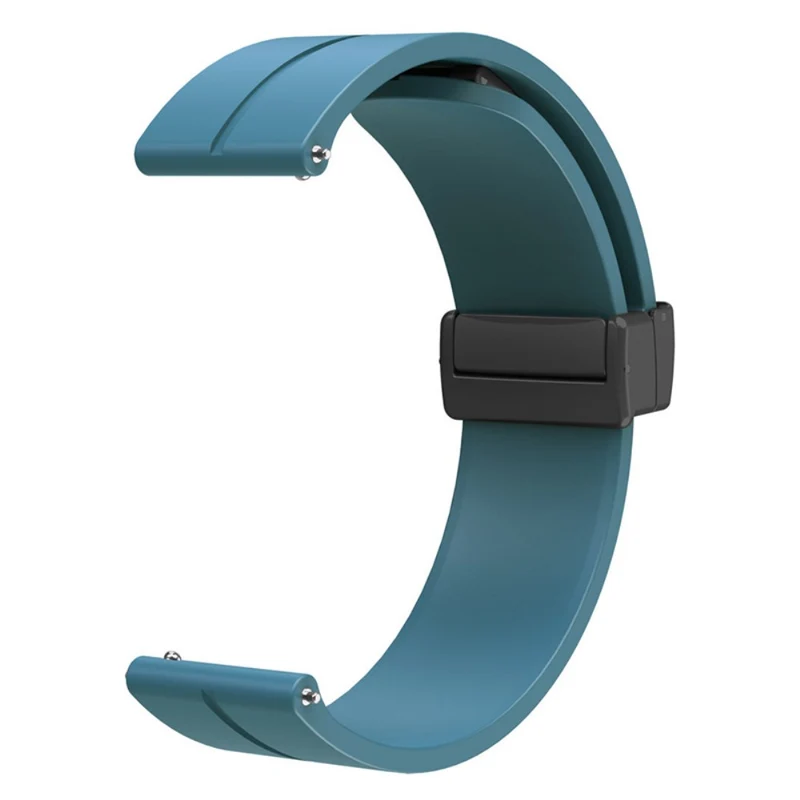 Huami Amazfit GTR Mini / GTS 4 / 3 / 2 / Bip 3 Watch Band Magnetic Folding Buckle 20mm Silicone Strap