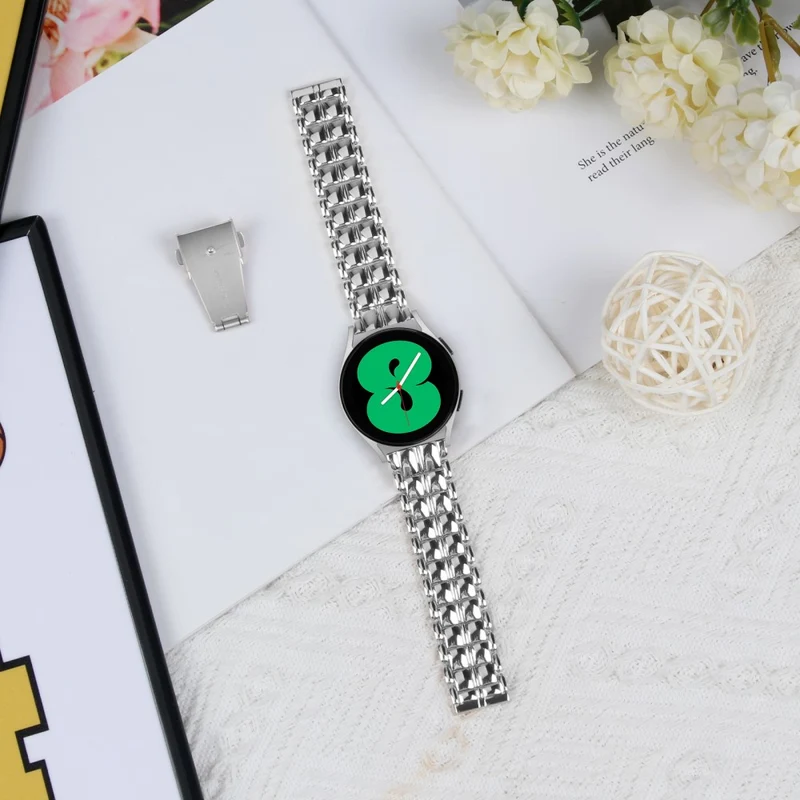 Samsung Galaxy Watch6 40mm 44mm / Watch6 Classic 43mm / Classic 47mm Easy Installation Metal Watch Strap