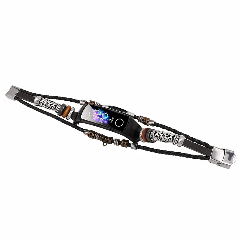Honor Band 4 / 5 Wrist Band Vintage Watch Beaded Bracelet