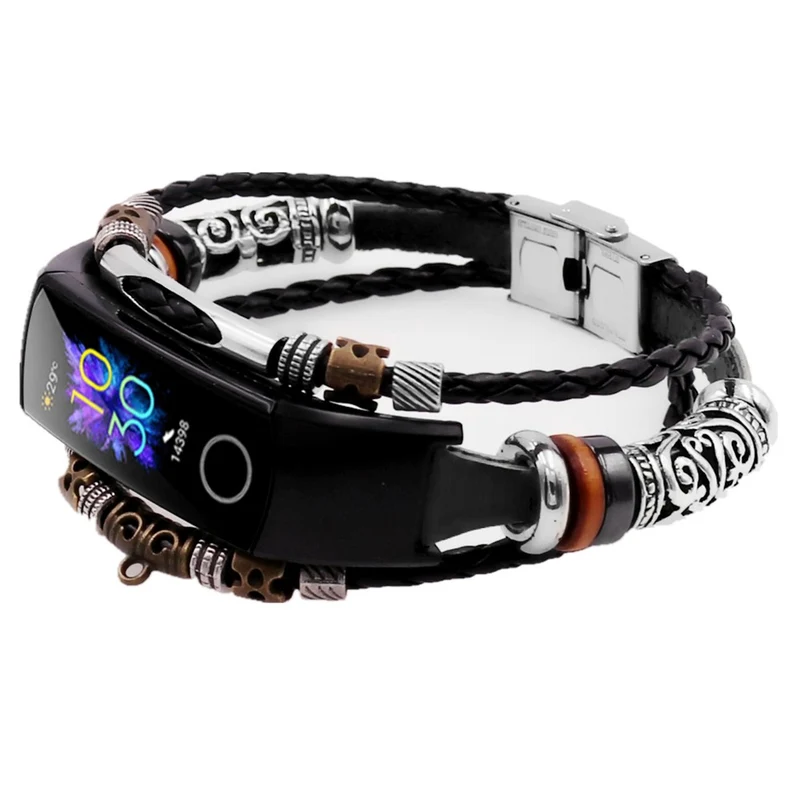 Honor Band 4 / 5 Wrist Band Vintage Watch Beaded Bracelet