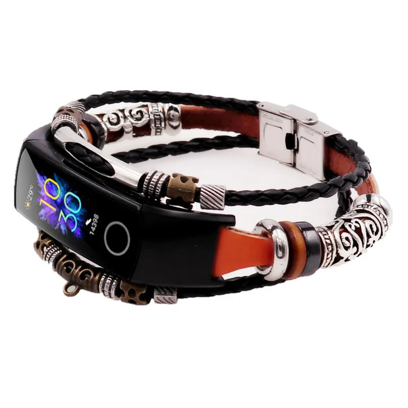 Honor Band 4 / 5 Wrist Band Vintage Watch Beaded Bracelet