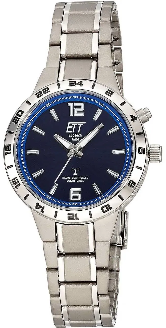 Eco Tech Time Solar Drive Funk ELT-11447-31M Damenuhr • Titan • Solar