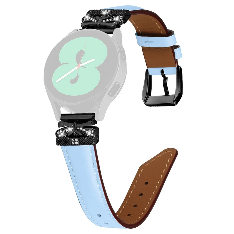 Huami Amazfit Cheetah Pro Black Buckle 20mm Watch Band Butterfly Rhinestone Watch Strap