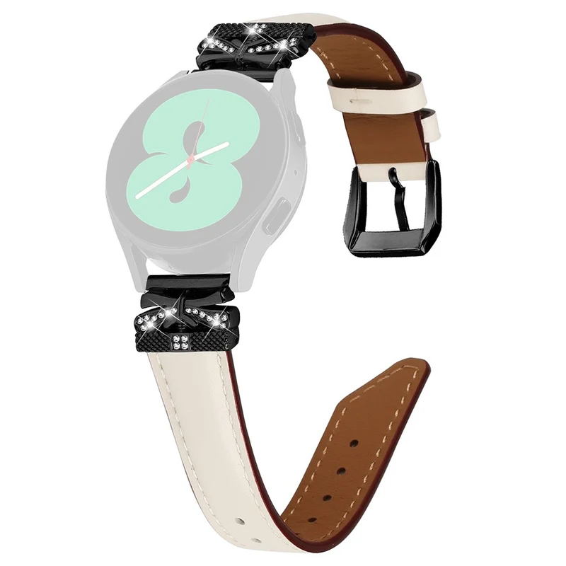 Huami Amazfit Cheetah Pro Black Buckle 20mm Watch Band Butterfly Rhinestone Watch Strap