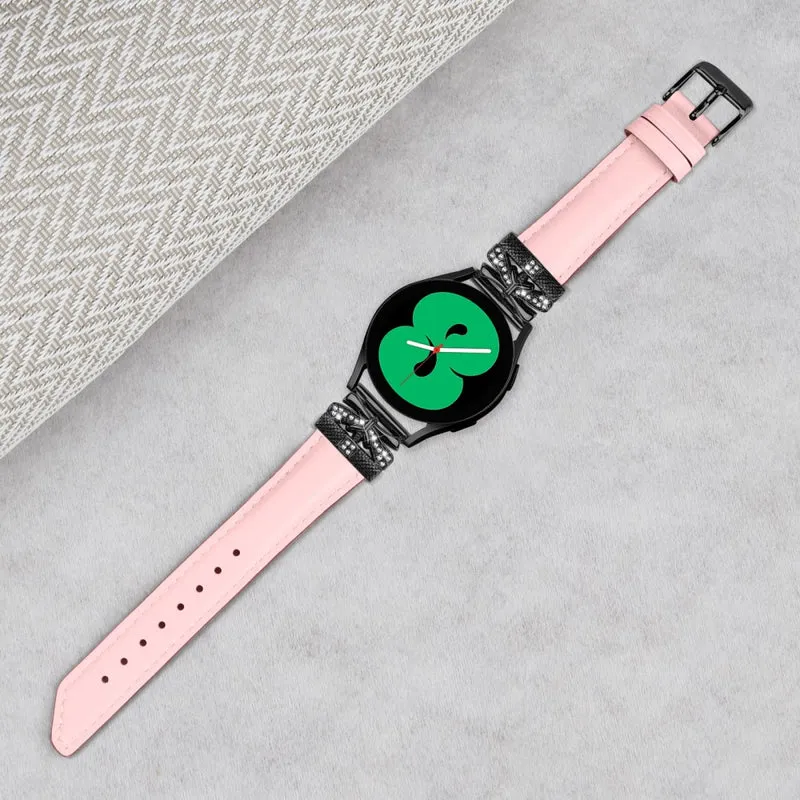 Huami Amazfit Cheetah Pro Black Buckle 20mm Watch Band Butterfly Rhinestone Watch Strap