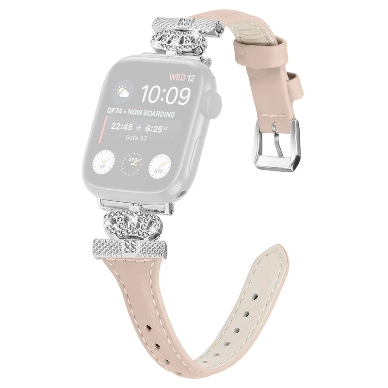 Silver Buckle Band Apple Watch Series Universal 41mm/40mm/38mm Replace Strap