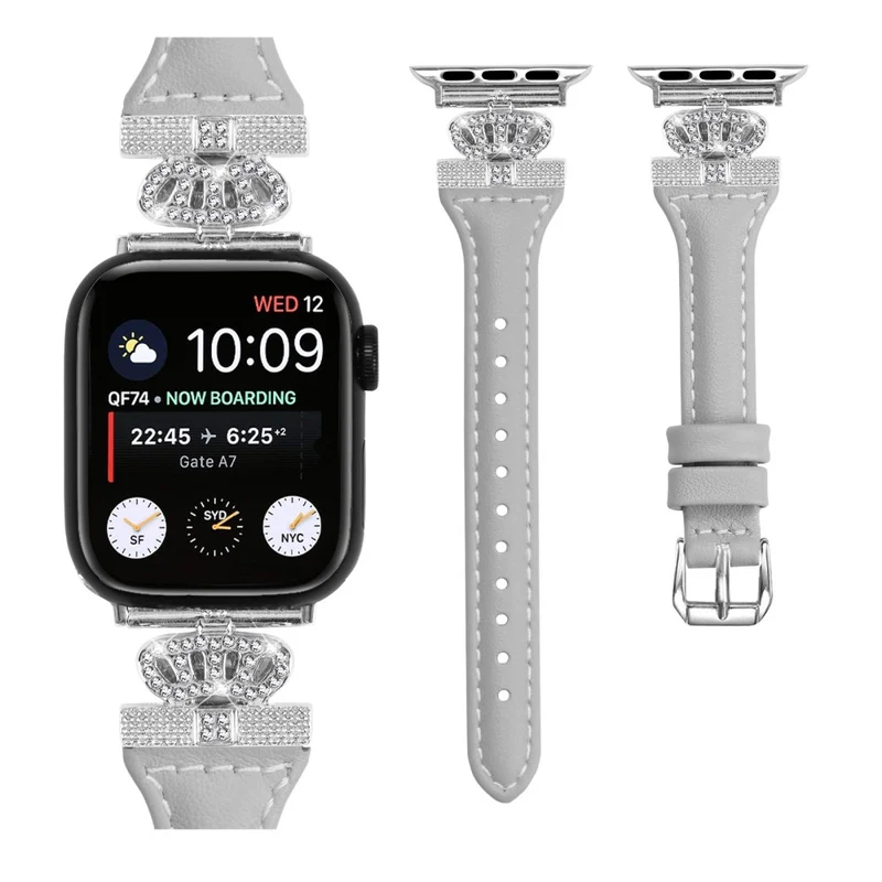 Silver Buckle Band Apple Watch Series Universal 41mm/40mm/38mm Replace Strap