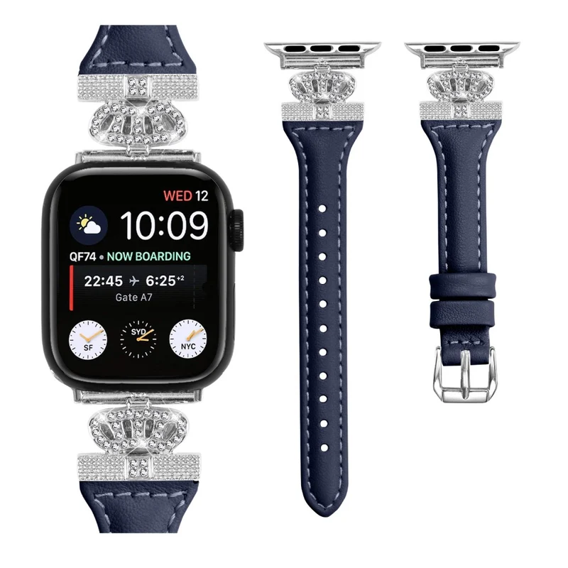 Silver Buckle Band Apple Watch Series Universal 41mm/40mm/38mm Replace Strap