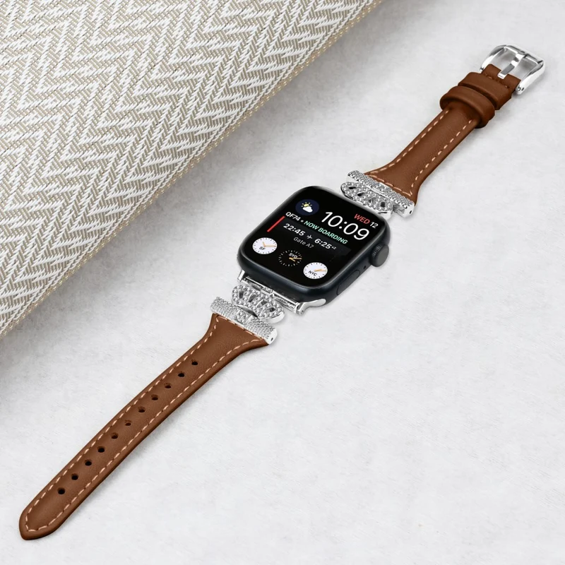 Silver Buckle Band Apple Watch Series Universal 41mm/40mm/38mm Replace Strap